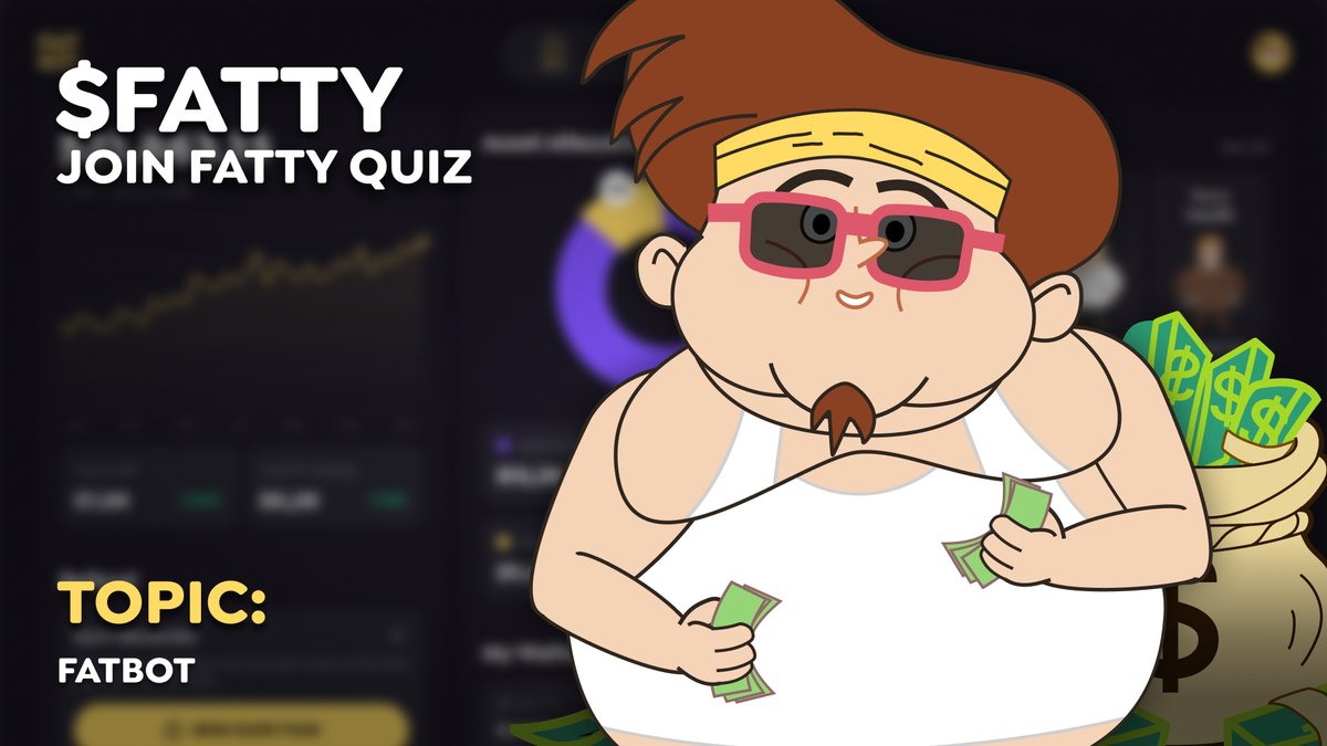 Hello $FATTY Community! 🧀🥓🍩

It’s time for another project related quiz, this time with focus on our main product - #FatBot 🤖
- STARTING IN TWO HOURS!

📝 Details:
• Number of Questions: 10
• Content: FatBot
• Format: Multiple-choice questions

Points will be awarded for