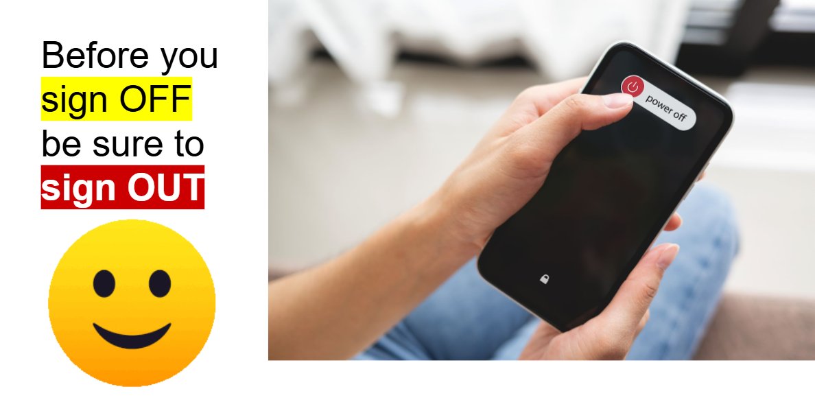 Please remember to sign OUT <a href="/RutgersAltRoute/">AlternateRoute</a>. Let it be known that you were here 🙂  #TeacherEd #EdTech