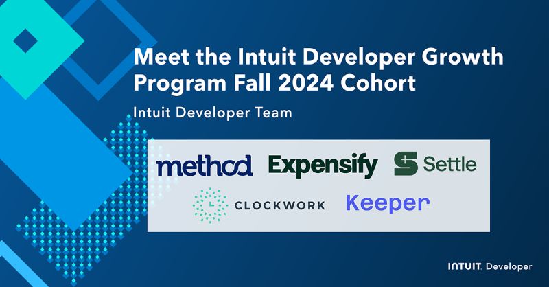 We're thrilled to welcome Method CRM, Expensify, Settle, Clockwork, and Keeper.app to our newest cohort. Get to know them in our latest spotlight blog > lnkd.in/eh_FhMej

#IntuitDGP #developers