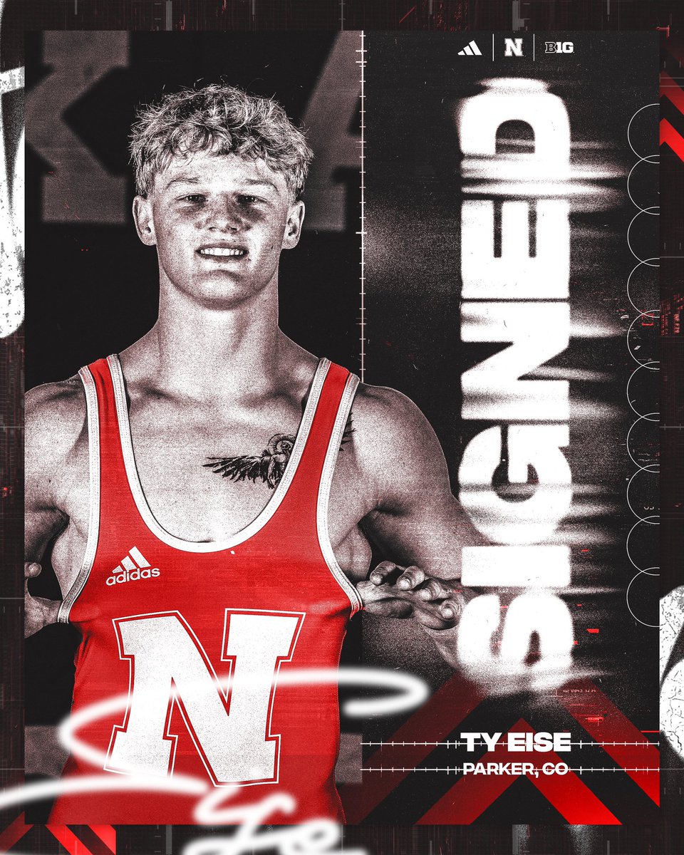 The No. 2 Ranked 170-pounder is headed to Lincoln.

Welcome to the 402, Ty!

#ToughTogether | #GBR