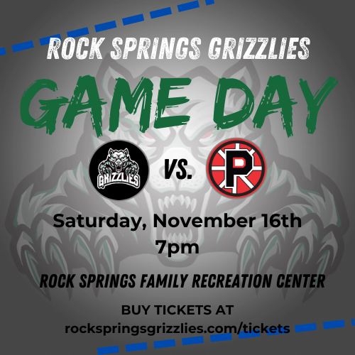 It's Game Day!  The Grizzlies have scored points in their last 3 games; and tonight they're looking for another win!  

Tickets:
Adults: $15
Students: $10
Kids (5-12): $5