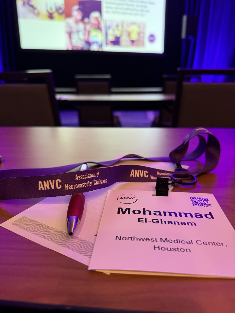 Mohammad El-Ghanem (@elghanemmoh) on Twitter photo Great meeting!
Highly recommended and a MUST attend event to all Medical personal dealing with stroke! Thanks <a href="/ANVC__/">Association of Neurovascular Clinicians</a> the invited and special thanks to the organizing committee and the president of ANVC Alicia Richardson. <a href="/HCAhealthcare/">HCA Healthcare</a> <a href="/HCAHouston/">HCA Houston Healthcare</a> Great meeting!
Highly recommended and a MUST attend event to all Medical personal dealing with stroke! Thanks <a href="/ANVC__/">Association of Neurovascular Clinicians</a> the invited and special thanks to the organizing committee and the president of ANVC Alicia Richardson. <a href="/HCAhealthcare/">HCA Healthcare</a> <a href="/HCAHouston/">HCA Houston Healthcare</a>
