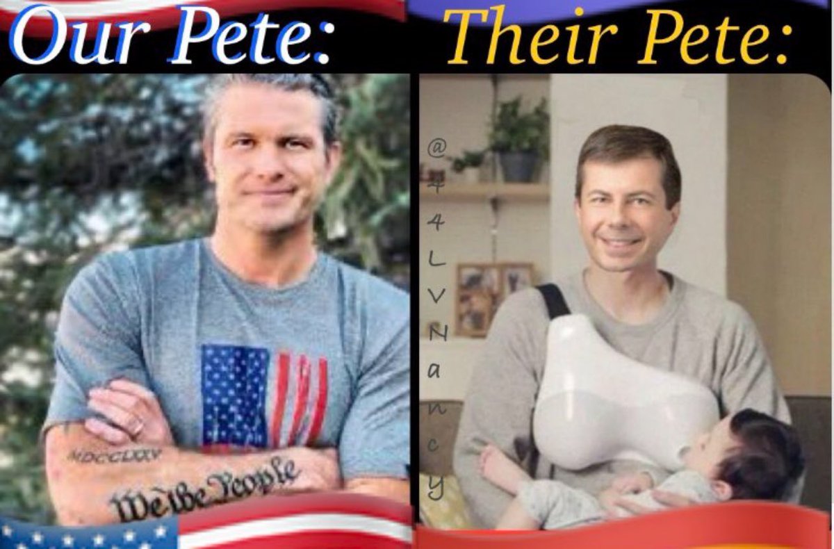 norm_uhl's tweet image. Our Pete is vastly superior to their Pete.