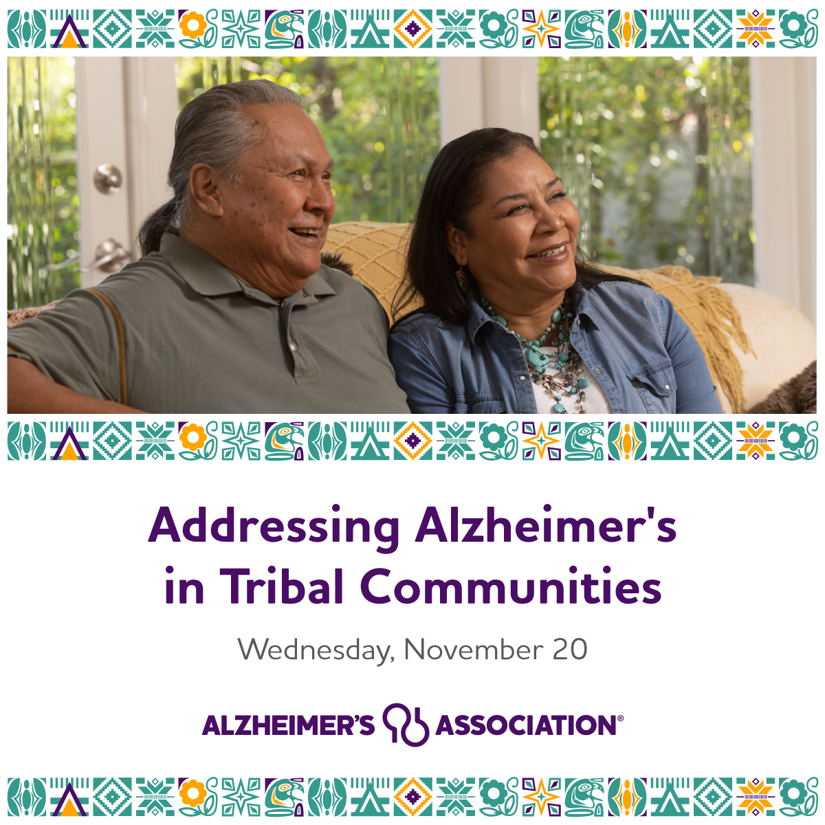 alzcny's tweet image. Join us and our national partner @IHSgov on Nov. 20 at 4pm for a free webinar to learn about the progress being made to address Alzheimer’s and other dementia in tribal communities. Register at bit.ly/4ffhwe0. #NativeAmericanHeritageMonth #ENDALZ