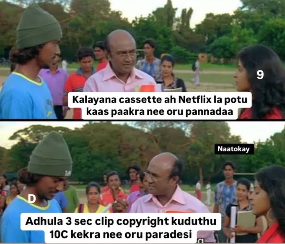 Meme of the day 😂

#Dhanush #Nayanthara