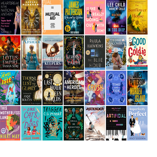 EWMLibrary's tweet photo. This week the Easthampton Public Library has 46 new books.  New items include Heartbreak Is the National Anthem, The City and Its Uncertain Walls, Mutual Aid, Raised by Wolves, In Too Deep, The Sunflower House, The Lotus Empire, and The Queen's Cook. https://t.co/ncsRFHVJbp https://t.co/pTDcHAWHWN
