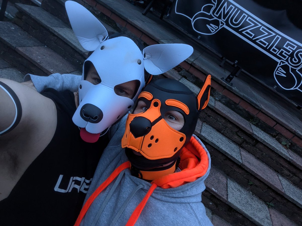 PupUriel's tweet photo. Amazing time at @nuzzlesuk another great event! So good to see @TyOrangepup again too https://t.co/98voNl8Mxr