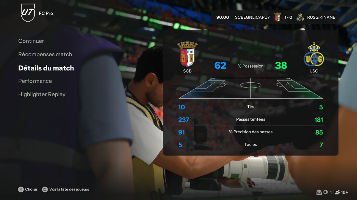 Round 5 - ❌ vs Licapu7

Encore une défaite contre un portugais à l’extérieur, je vais rien dire c’est mieux mais qu’est ce qu’il est nul 😶

3-2. Plus le droit à l’erreur.