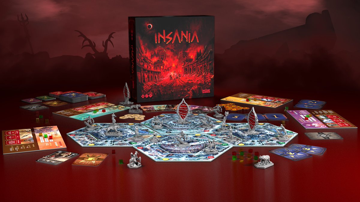Enter <a href="/boardgamerev/">BoardGameRevolution</a>'s giveaway and win a copy of INSANIA by Sievert Games. Link: wn.nr/XS7sztn

#giveaway #INSANIA #BoardGameRevolution #SievertGames