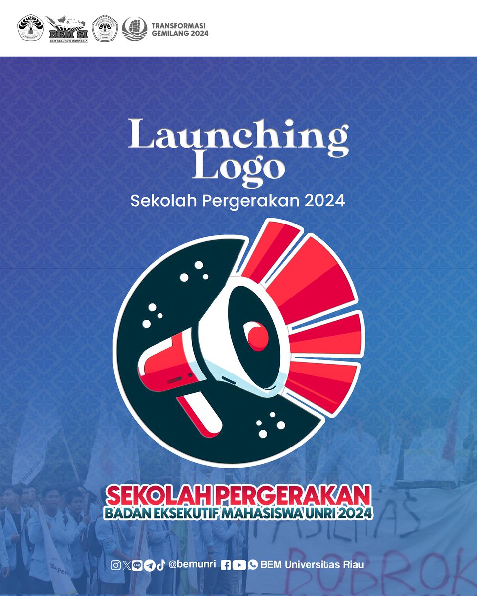 bemunri's tweet photo. [BEM UNRI KTG - INFORMASI : LAUNCHING LOGO SEKOLAH PERGERAKAN 2024]

Halo, Sobat Biru Langit! 👋🏼

Cek selengkapnya di link https://t.co/aBU5nWD3uc https://t.co/u2FJiRcsmF