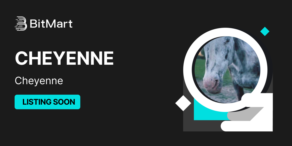 BitMartExchange's tweet photo. 🌟 Upcoming New Listing 🌟

🤩#BitMart will list CHEYENNE @CheyenneCTO soon!  

Keep an eye on our socials for further announcements.  

Share in the comments what you like about this project👇 

#CHEYENNEBitMartListing https://t.co/JijnoJnkY7