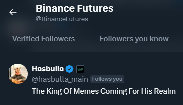 binance futures are following hasbulla on x

might be something 👀