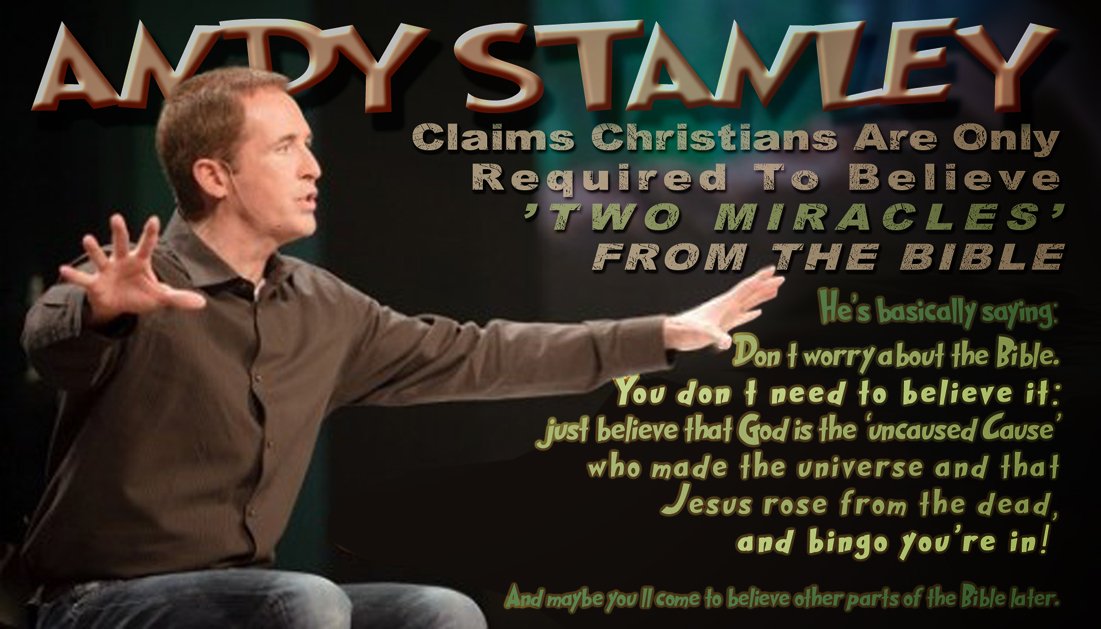 KTHehir's tweet image. Andy Stanley is in the headlines once again for his #seekersensitive, “palatable #Christianity” strategy.

There’s no doubt from things he’s said over the years that #AndyStanley has a very low view of Scripture...

Details:harbingersdaily.com/andy-stanley-c… #Heretic #wolfinsheepclothing