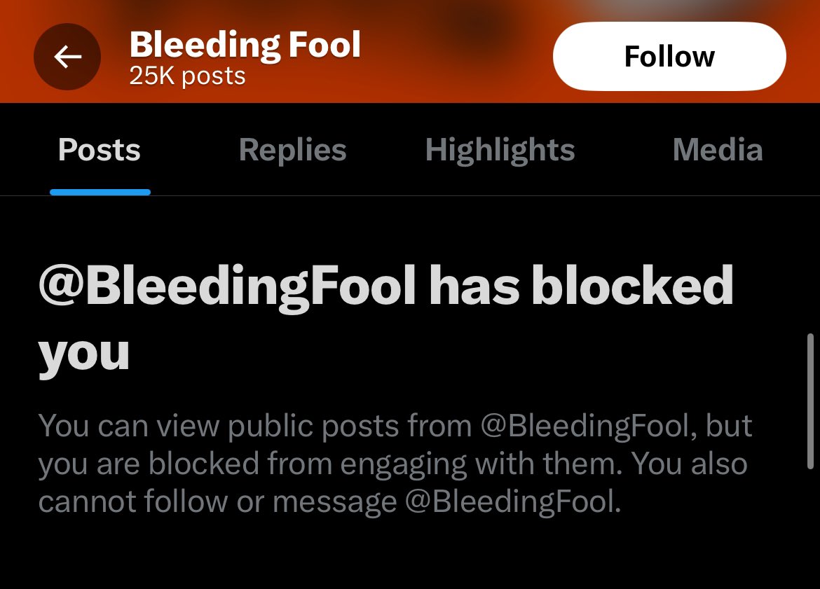 ReidJones5's tweet photo. I'm wearing this as a badge of honor! (No, it's not @bleedingcool that's the real page. @BleedingFool is a conservative misinformation farm and troll site) https://t.co/UwwxAKbowc