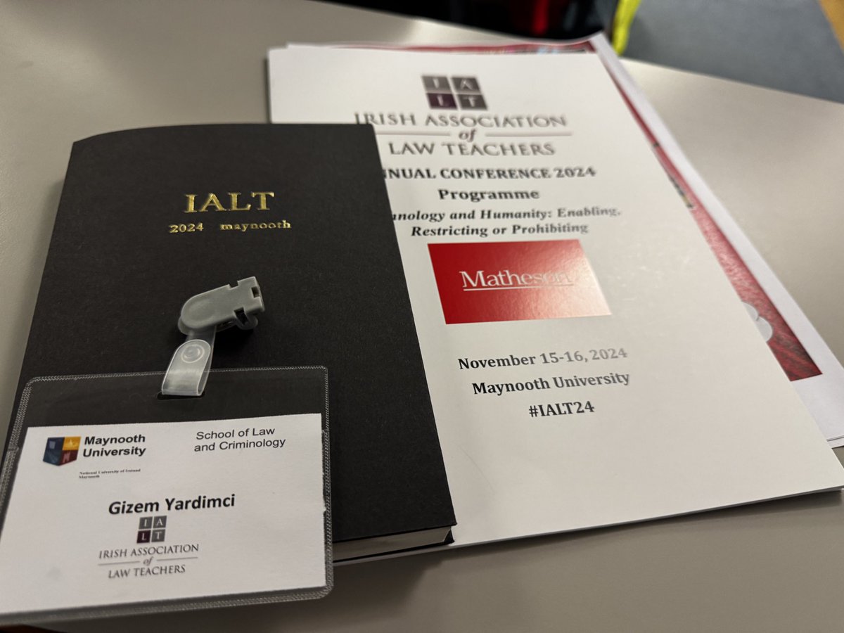 Gizem Yardimci (@gizemyardimci) on Twitter photo It was fantastic to hear Prof. <a href="/ahern_deirdre/">Deirdre Ahern</a> speak at the <a href="/law_IALT/">IALT</a> conference hosted by <a href="/MaynoothUni/">Maynooth University</a>. Special thanks to <a href="/mdobbs26/">Mary Dobbs now @Mdobbs26.bsky.social</a> and the entire organizing team for their hard work, and to all the participants for a wonderful event! ✨🍀 It was fantastic to hear Prof. <a href="/ahern_deirdre/">Deirdre Ahern</a> speak at the <a href="/law_IALT/">IALT</a> conference hosted by <a href="/MaynoothUni/">Maynooth University</a>. Special thanks to <a href="/mdobbs26/">Mary Dobbs now @Mdobbs26.bsky.social</a> and the entire organizing team for their hard work, and to all the participants for a wonderful event! ✨🍀