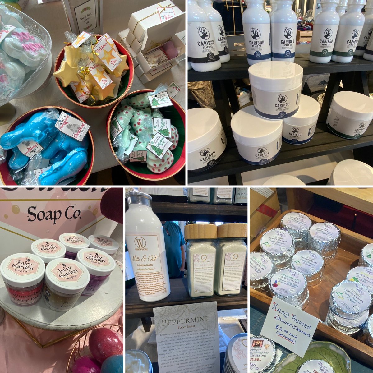sjfmnl's tweet photo. We have some great bath items, skin care and beard products here today. Some are even holiday themed for those looking for some extra cheer. #sjfmnl #sjfm #skincare #bathitems #beardproducts #stjohns #selfcare https://t.co/KqpMTmcFs4
