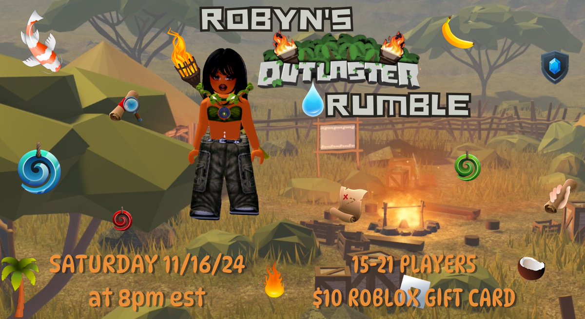 ItzRobynS's tweet photo. ALERT!!!!
HOSTING A PRIVATE SERVER OUTLASTER GAME TODAY
STARTS AT 8PM EST
$10 ROBLOX GIFT CARD AS A PRIZE
DM ME FOR A SPOT.
#ROBLOX #OUTLASTER #SURVIVOR https://t.co/jX8NmzQOzP