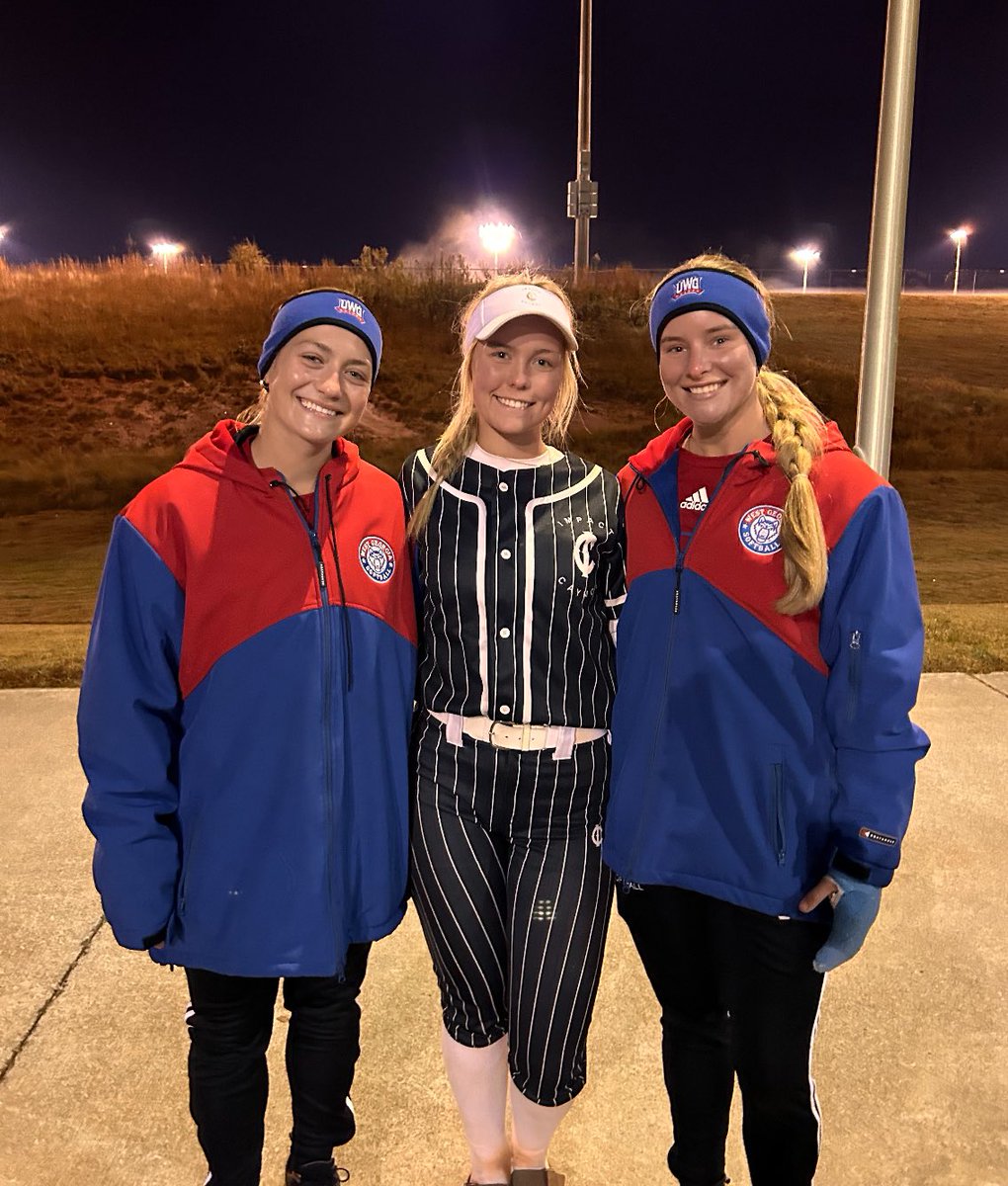 2026MadisonW's tweet image. Thank you @UWGSoftball for a great Friday night camp. I had so much fun with the coaches and current players.  I love getting to learn new things! I can’t wait to attend another camp! @ICWhitley