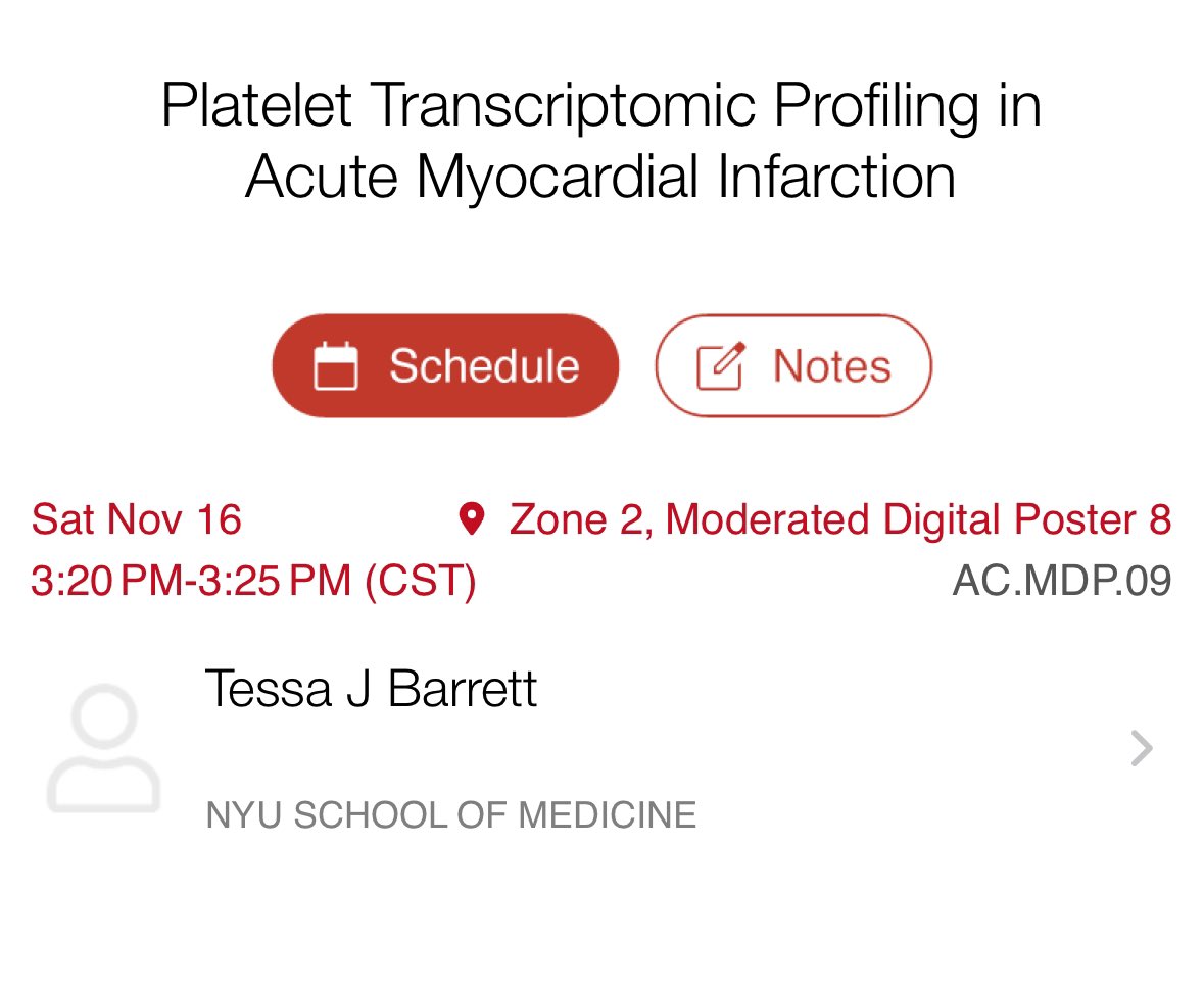 #AHA24
Hear today about our recent #JACCBTS paper - Myocardial Infarction Platelet Gene Expression Signatures in Women.
3.20pm
Zone 2, Moderated Digital Poster 8