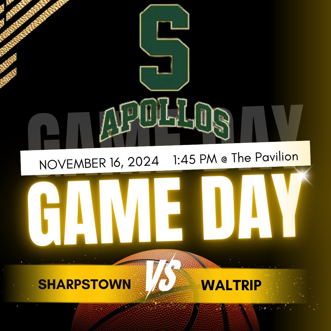 Game Day for The Apollos vs Waltrip 🏀
1:45 PM @ The Pavilion 📍 
#BeGrateful