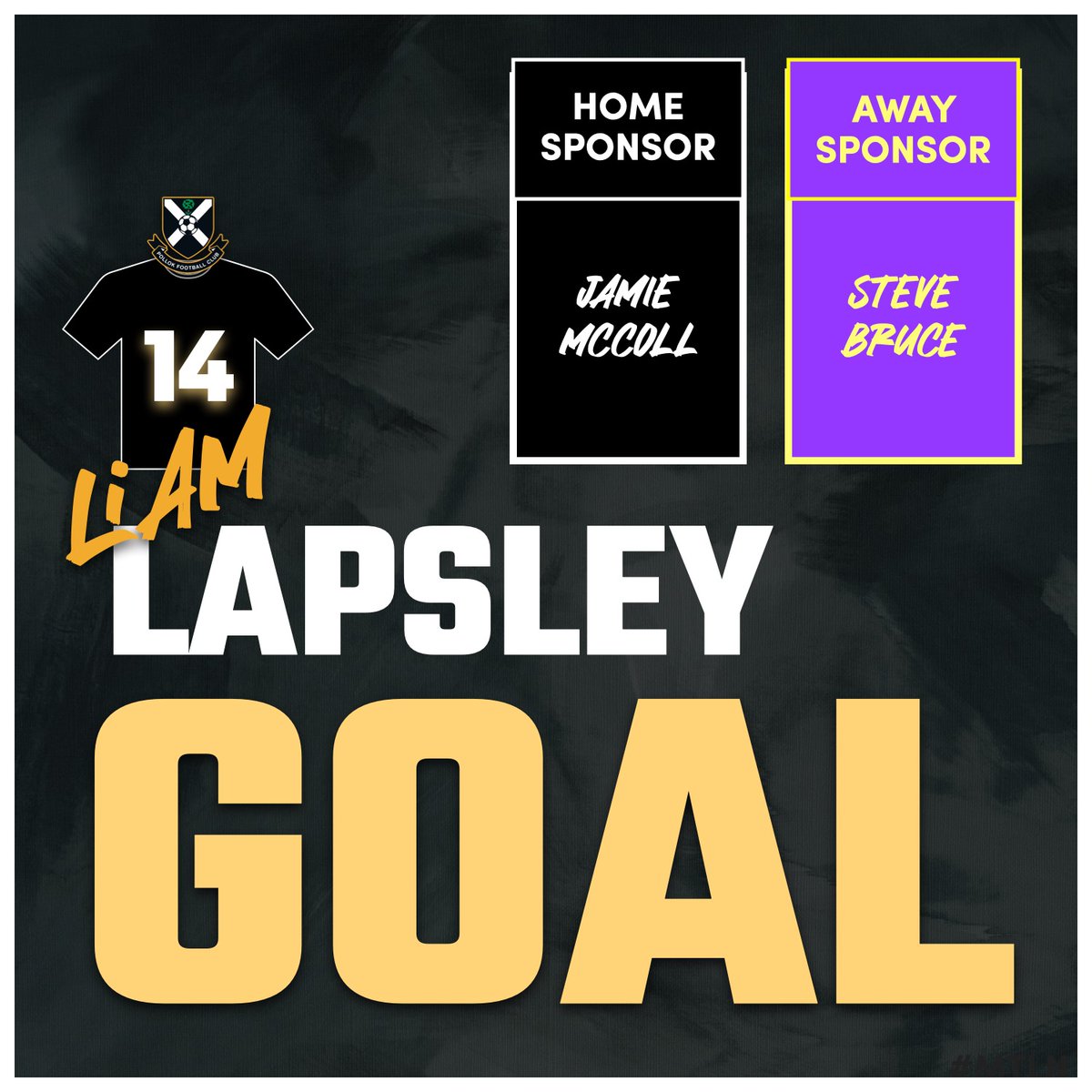 pollokfc's tweet photo. 56'
Goal!
Liam Lapsley gets on the end of a stray ball in the East Stirlingshire box, fires home to make it 3-0 to the Lok!

East Stirlingshire 0-3 Pollok https://t.co/ij1BymPD5o