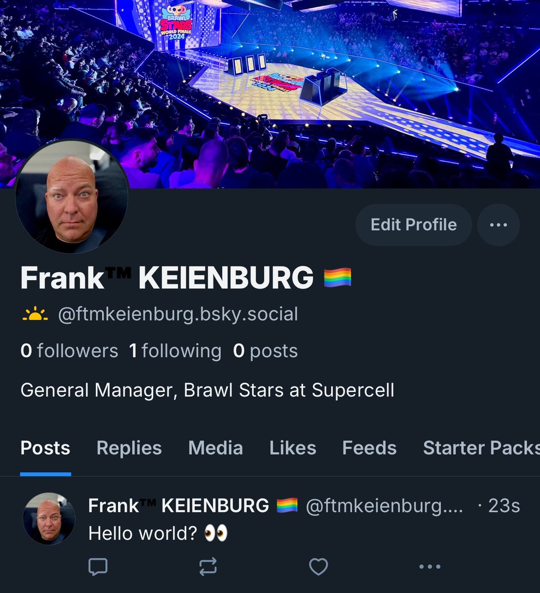 You can now also find me on that "other" platform. 😉