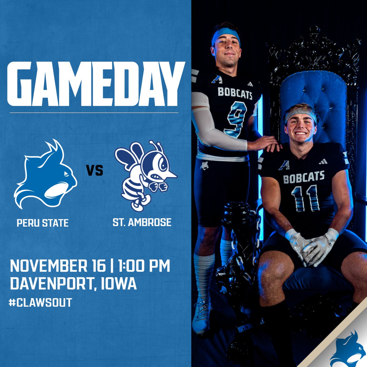 It's a football Game Day in Davenport, Iowa!
#ClawsOut