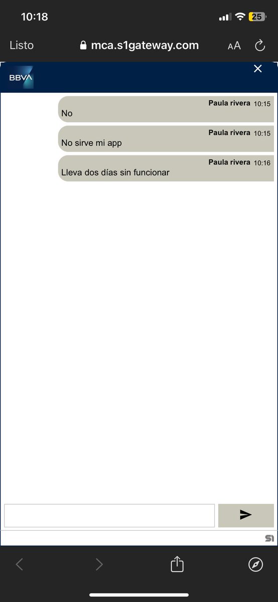 paularivf's tweet photo. @BBVA_Mex @soymaheli @Quetorolaco100 @bbva Igual no me contestan https://t.co/kxcgqbHxeO