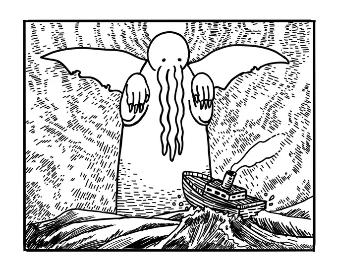 ステッカーにするやつ
ちょっと良い絵が描けた気がする 