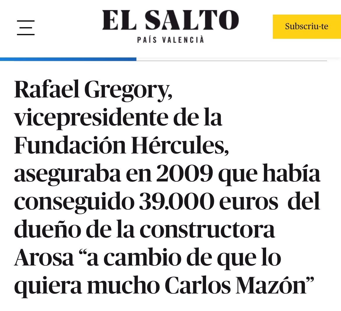 compromis's tweet image. Mazón va lliurar-se del Cas Brugal on, incomprensiblement, van anul·lar uns àudios d’empresaris dient “lo haremos a cambio de que me quiera mucho Carlos Mazón”.

Ara desapareixen els àudios del CECOPI, que sempre grava les reunions.

No ho deixarem passar.