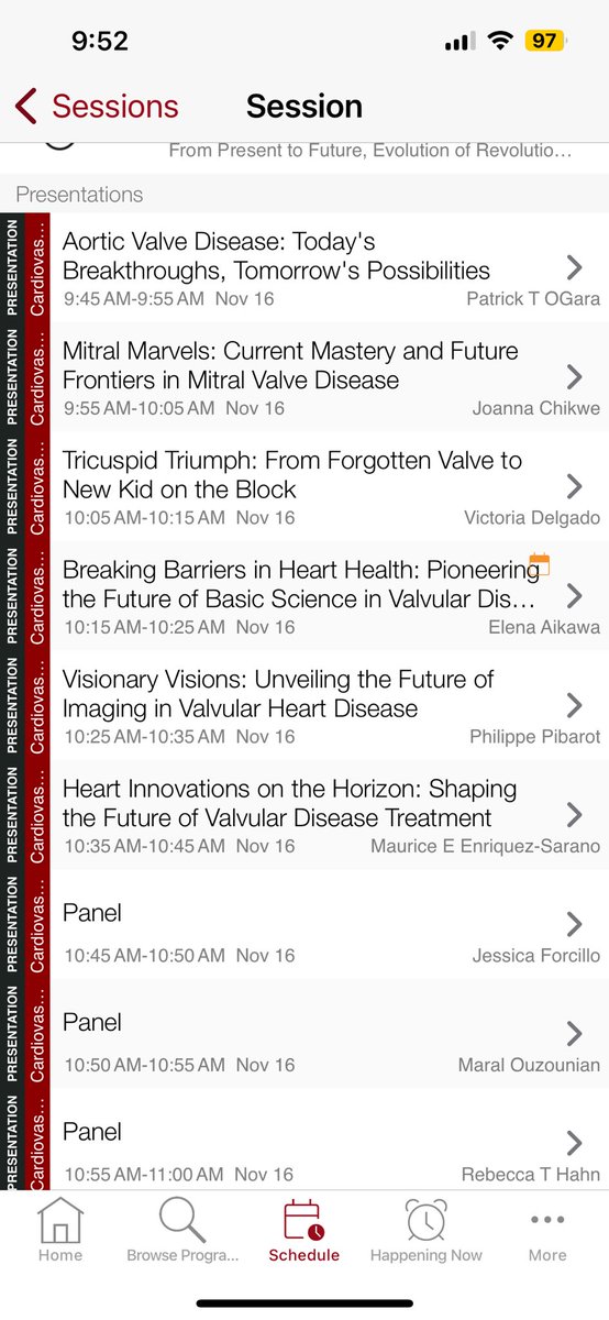 Our co-Director <a href="/AikawaElena/">Elena Aikawa</a> is delivering her first talk in #AHA24 at the interdisciplinary session on valve diseases. <a href="/AHAScience/">AHA Science</a> <a href="/ATVBCouncil/">ATVB Council</a>