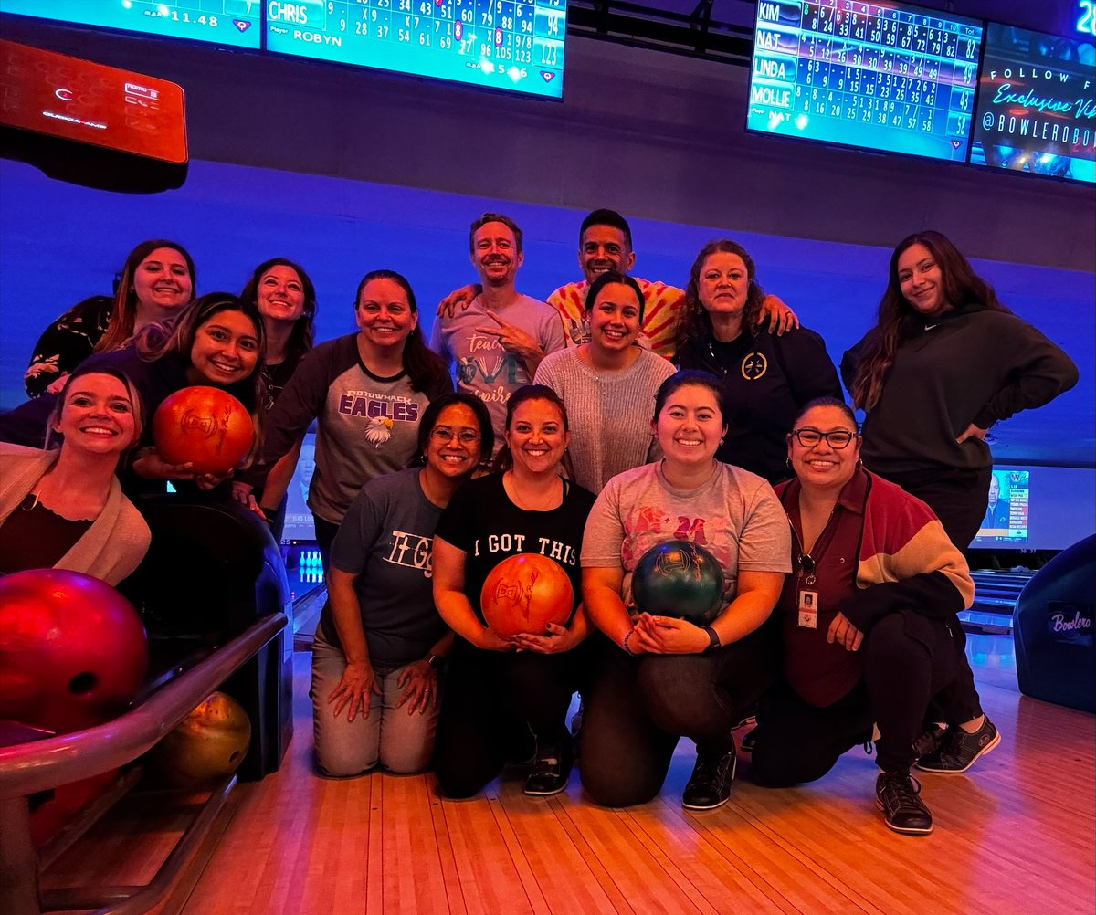 mhayden2004's tweet photo. Appreciative to the FUN Squad for hosting November's Staff Spirit Night @BowleroBowl 🎳!  We had a great turnout and have quite the Bowling Crew @PotowmackES! @PotowmackPTA #TeachersDeserveIt24 https://t.co/JgedTIe5uo
