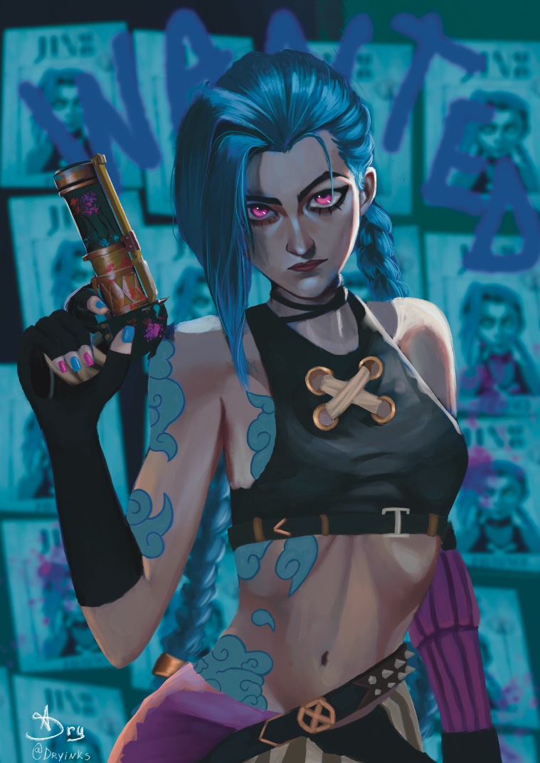 drytski's tweet photo. jinx #Arcane https://t.co/DtYEnhQxnl