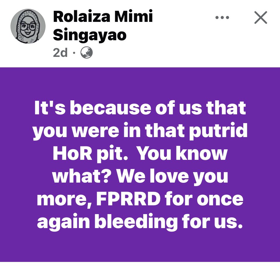 HLingayan's tweet photo. #ProtectDigong https://t.co/EOrWegDhgh