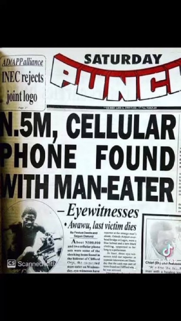 NigeriaStories's tweet image. Story of CLIFFORD ORJI Nigeria’s First known Serial K!LL£R and CANN!BAL.

This was how he was caught 
Open And Read 

Repost To Educate Someone