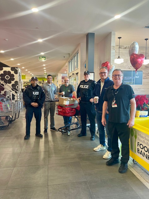 FoodWs's tweet photo. It's time to Cram the Cruiser with York Regional Police in support of the Whitchurch Stouffville Food Bank!

Say hello to @YRP officers and WSFB volunteers at Longos today until 3 p.m., where we will be collecting food and monetary donations in support of our clients.

#FeedWS https://t.co/aCUOqWmvwW