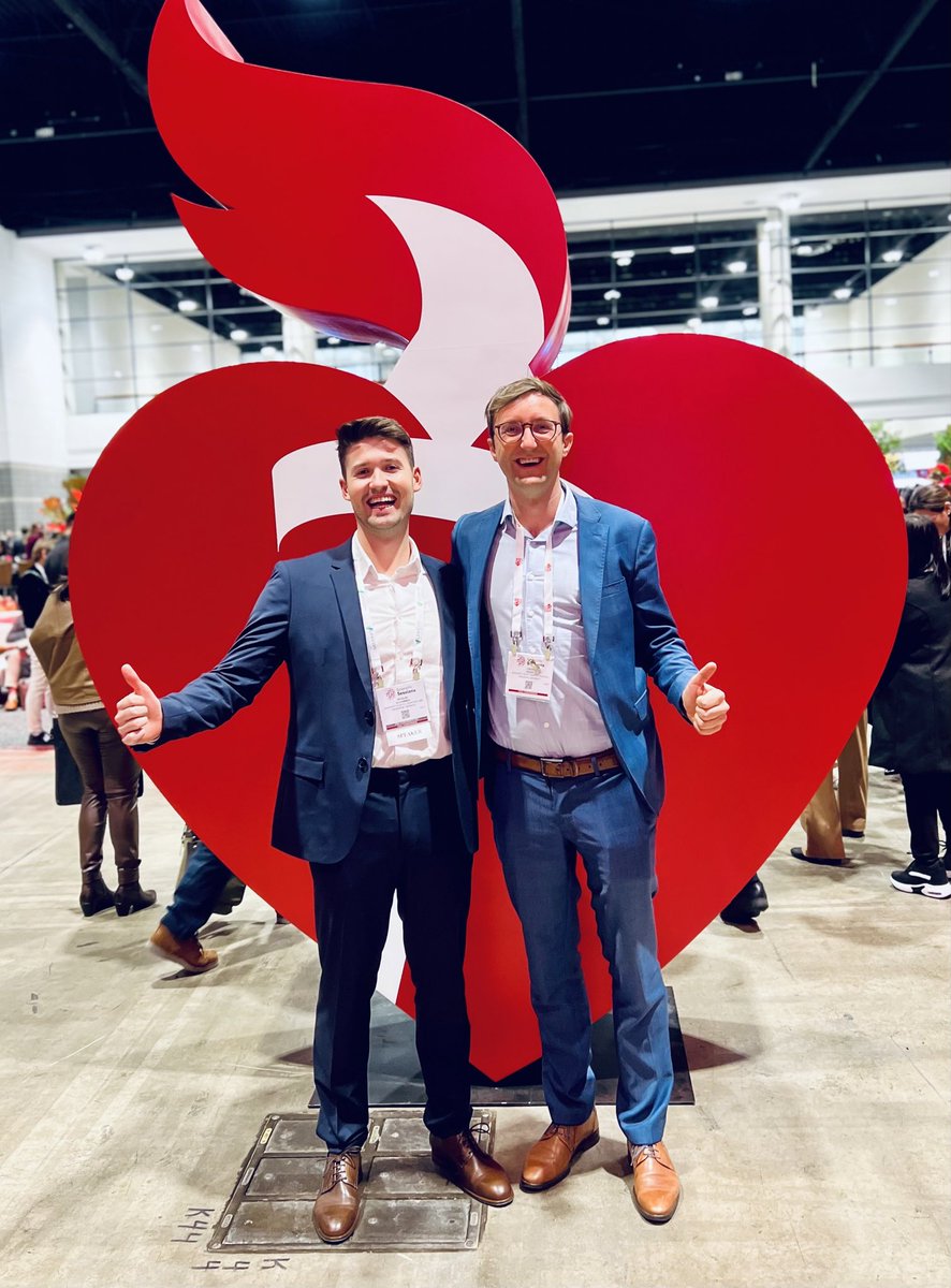 Touched base in Chicago at #AHA24 with <a href="/schommerone/">Nicolas Schommer</a>