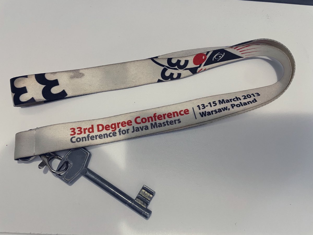 Look what I’ve found, back to 2013 #java #jvm #33rddegree #conference #warsaw #softwareengineer