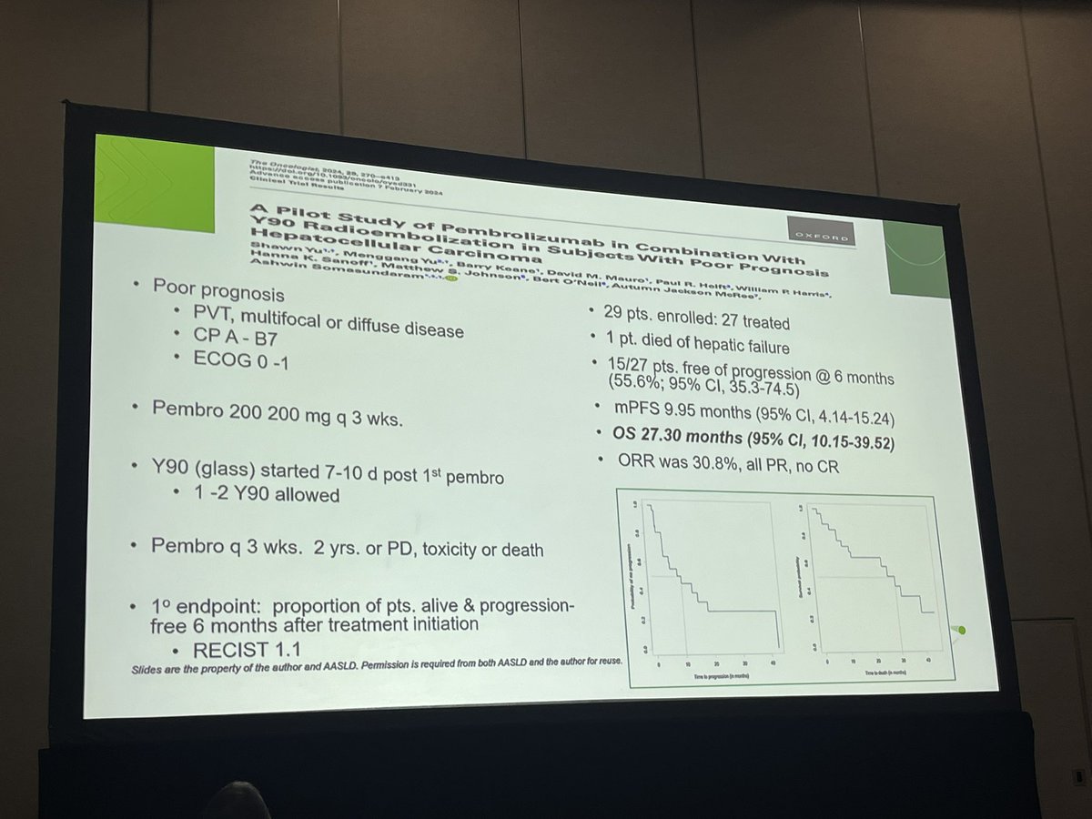 Lizzie Aby, MD (@lizzieabymd) on Twitter photo Fantastic discussion by <a href="/laurakulik1/">laura kulik</a> on downstaging #HCC with liver directed and systemic therapy at #TLM2024
Looking forward to more data on TARE + immunotherapy.
#livercancer Fantastic discussion by <a href="/laurakulik1/">laura kulik</a> on downstaging #HCC with liver directed and systemic therapy at #TLM2024
Looking forward to more data on TARE + immunotherapy.
#livercancer