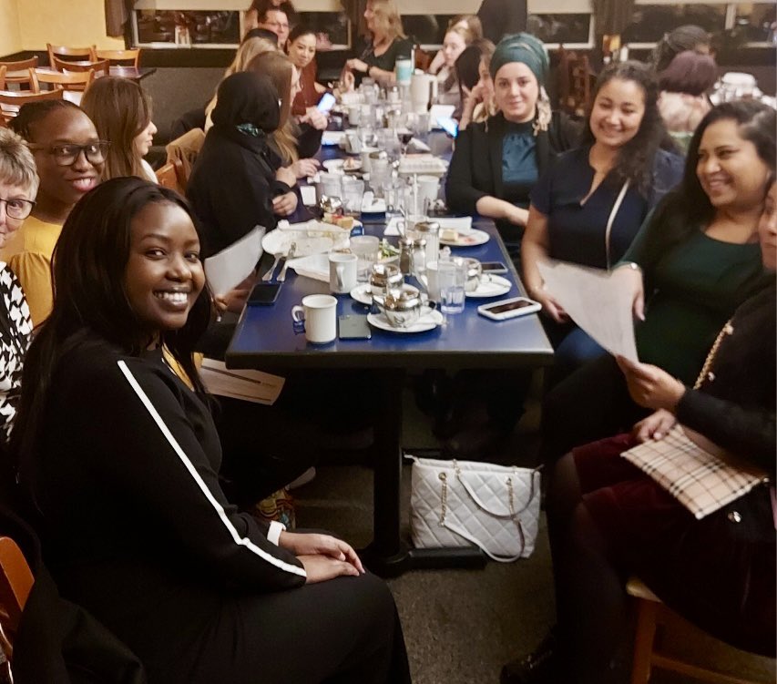 MeaghanSinden's tweet photo. What a great night celebrating a pre-holiday dinner with our local chapters! The Waterloo Chapter has a number of vacant executive positions. Message me for details if interested in joining a fabulous group of nurse advocates! #rnao #rnao_waterloo #nursingleadership https://t.co/U5jhLcU4ZE