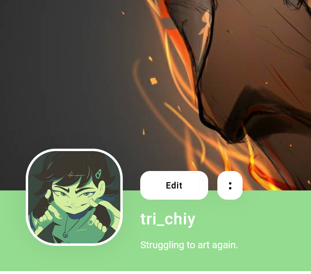 Tri_Chiy's tweet photo. btw, I have artfol if you don't want to follow me here. I'm also on instagram and tumblr with the same username.

I guess everyone is leaving twitter now? And right when I think about coming back. https://t.co/LP42hhUZvA