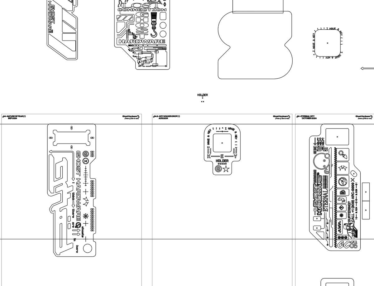 safehaven's tweet photo. 2023 + 2024 in ghost hardware tags
       i love designing these so much https://t.co/ijeBAABEsQ