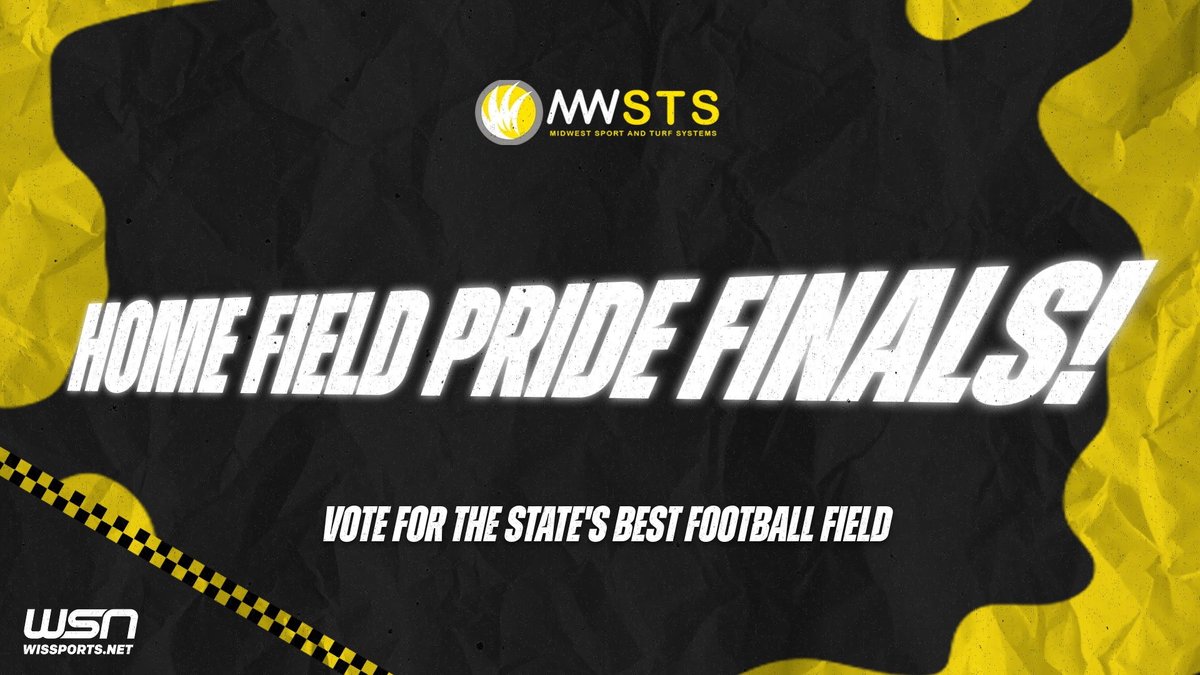 MWSTS Home Field Pride Contest: Finals voting is now open

$1000 donation on the line for the winner!!!

Eau Claire North
Grafton
Menasha
New Richmond
Pulaski
Stoughton
Sun Prairie – Ashley Field
Wisconsin Lutheran

Vote here, once per day:

wissports.net/news_article/s… #wisfb