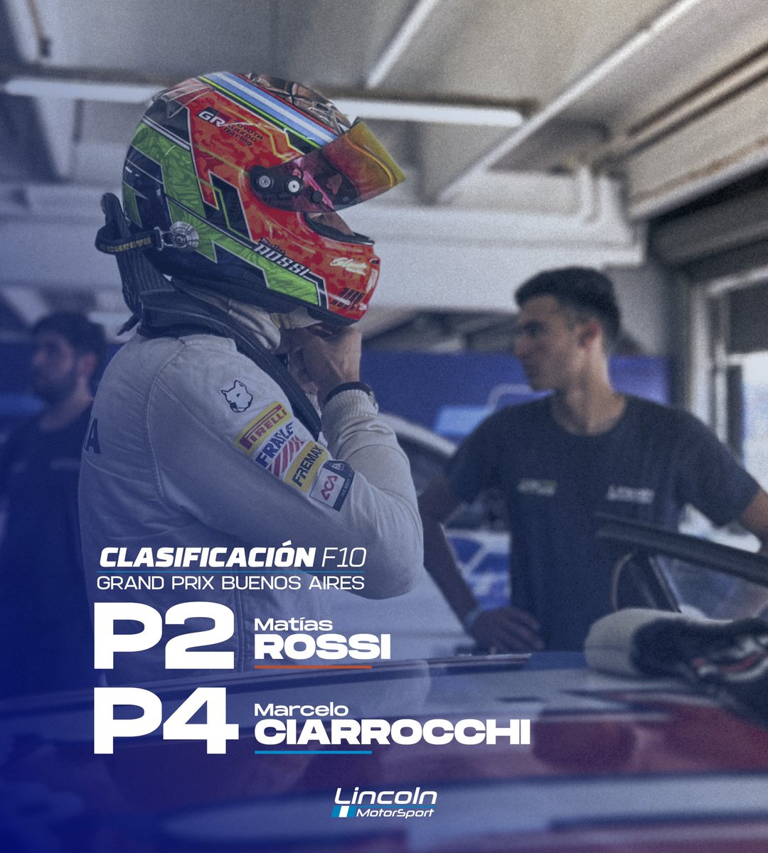 ✅ Gran clasificación para la carrera de hoy por la Fecha 10 del #GrandPrixBuenosAires. 🏁

#LincolnMotorSport #TopRace