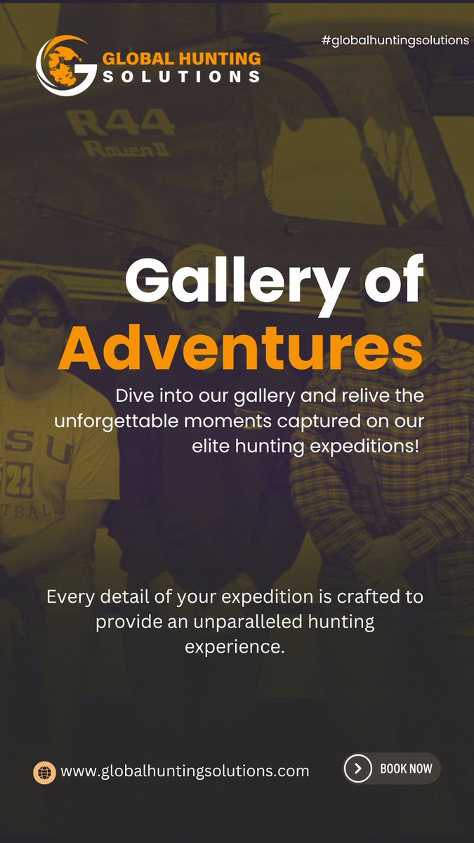 globalhunt2024's tweet photo. 📸 Adventure Highlights 📸

Explore unforgettable moments from our elite hunting trips! 🏞️ What’s your favorite hunting memory? Share below! 👇

📲 Plan your next adventure with us!

#GlobalHuntingSolutions #HuntingGallery #EliteHunting #AdventureStories #HuntingLifestyle #OutdoorAdventure #CaptureTheMoment #AdventureAwaits