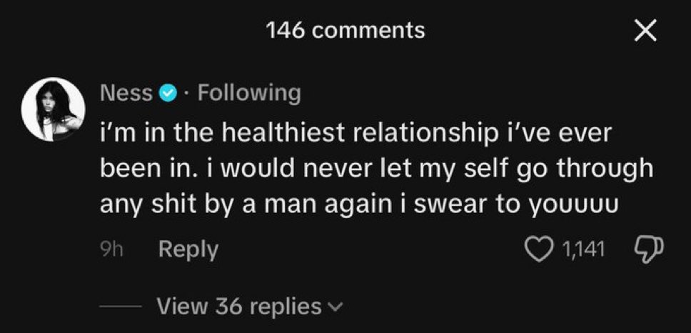 “healthiest relationship” and it’s with guy who has OPENLY admitted to just wanting a famous gf to USE and mooch off of, PLUS abuse allegations