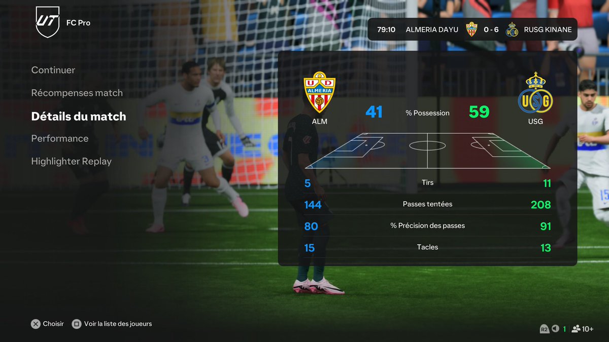 Round 6 - ✅ vs AlmeriaDayu

4-2. One more W for KO’s 🙃.

Bismillah 🙏🏼