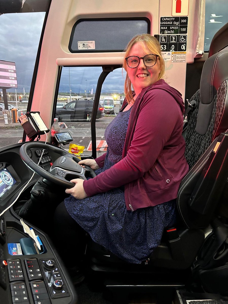 Living the dream, Miss Hopkins had found a new career! #HopkinsSmithTours #Belgium2024 #HalsburyTravel