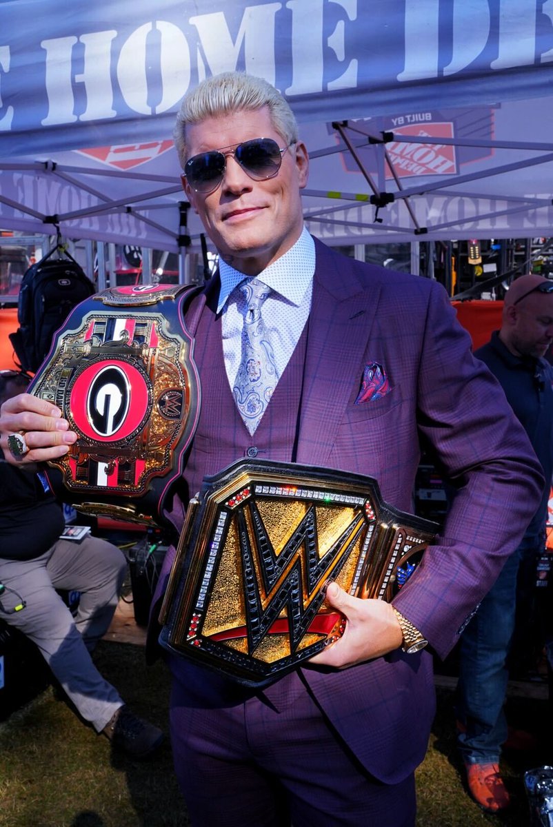.<a href="/CollegeGameDay/">College GameDay</a> is underway and <a href="/CodyRhodes/">Cody Rhodes</a> is ready to be today's guest picker! 🔥