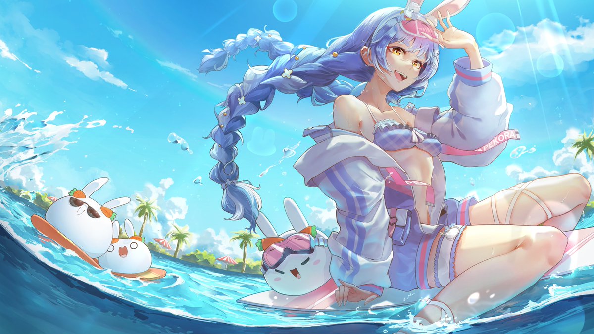 bula_hala's tweet photo. 🐰💦✨
#ぺこらーと https://t.co/P1fygasLAR